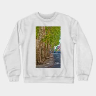 Street scene, Brignoles, Provence Crewneck Sweatshirt